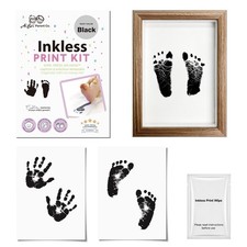 3 Packs baby footprint new baby gift newborn footprint kit with frame
