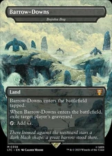 1x Barrow-Downs (Bojuka Bog) (358) ~~ Borderless - Foil NM-Mint, English Command