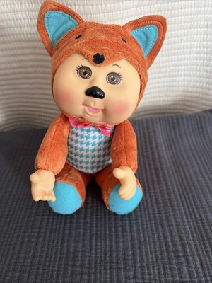 10'' Cabbage Patch Cuties Forest Friends Baby Ruby Fox Doll In Costume Plush