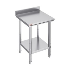 24 x 24 x 35 Inch Stainless Steel Work Table, Commercial Food Prep Worktable Hea