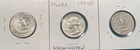 1964 D 25C Washington Quarter Lot Of 3