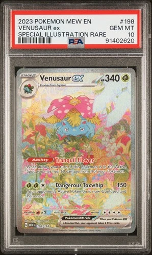Venusaur ex 198/165 Pokemon 151 198 Special Illustration Rare GEM MINT PSA 10