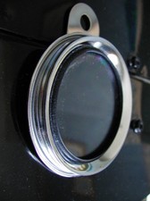 Edelstahl Führerscheinhalter für Ihre original Motorrad Steuerscheibe oder Foto 