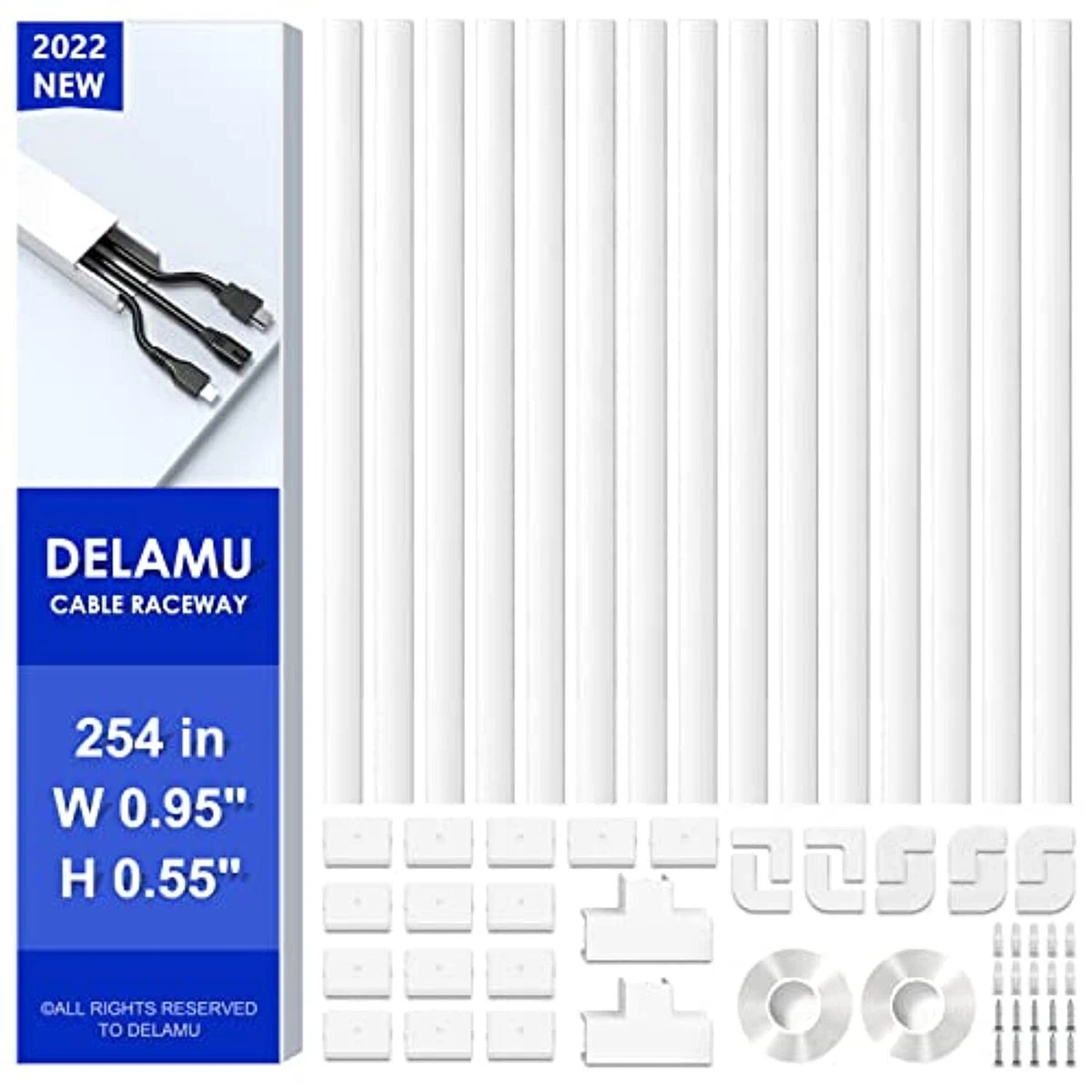 254in Cord Hider Cable Hider Wall Cord Concealer Cord Cover