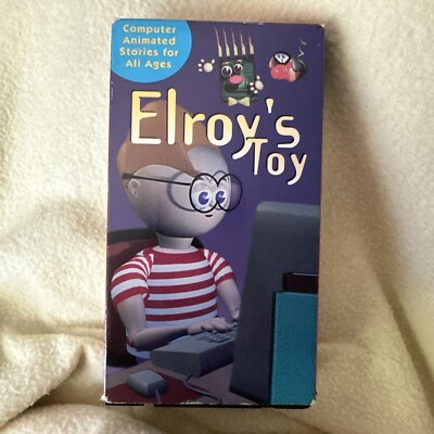 Elroys Toy VHS Tape 1995 Computer Animated Stories For All Ages Early CGI Rare
