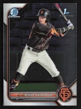 2022 Bowman #BCP-110 Diego Velasquez Chrome Prospects