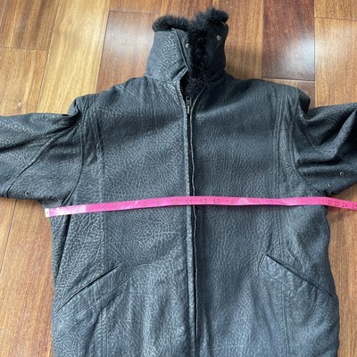 Veste Andrew Marc Femme Avec Garniture Fourrure Lapin - Taille XS/4 - Noire - Neuf