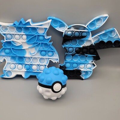 Pokemon Fidget Pop Set - Pikachu 