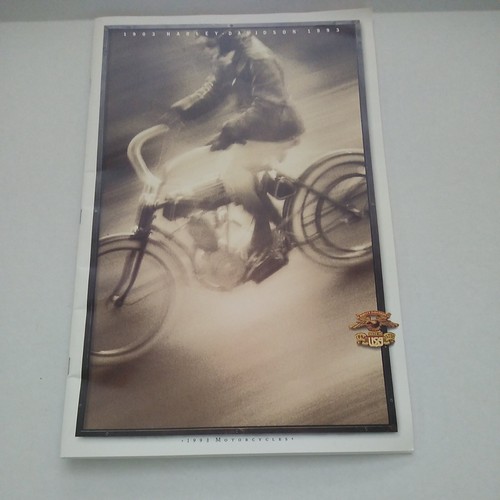  1993 HARLEY DAVIDSON MOTORCYCLES CATALOG 11 x 17 54+ pages commemorates 1903-93