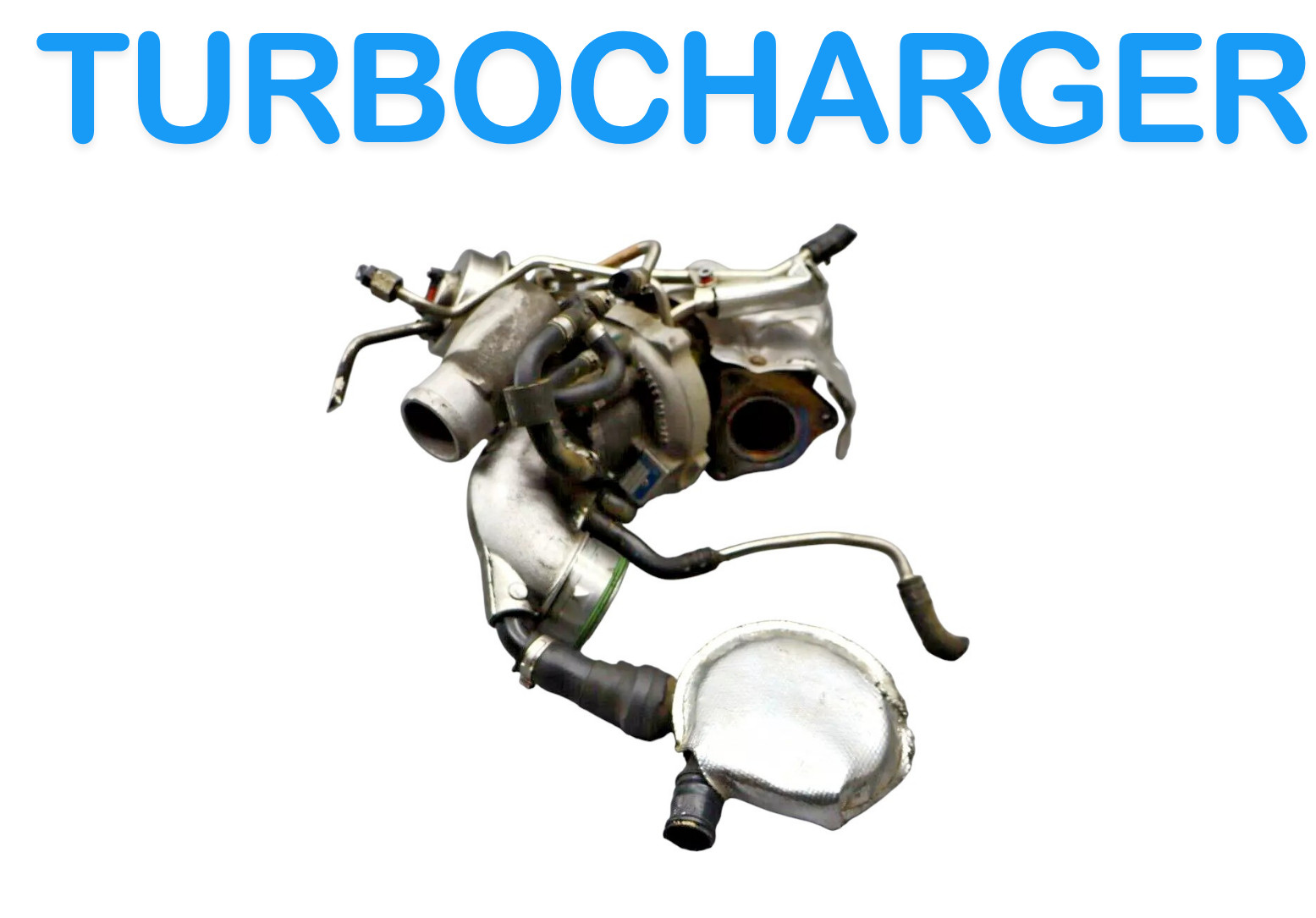 03-08 Bentley Continental Flying Spur GT 6.0L W12 Left Side Turbocharger OEM