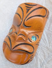 Aotearoa Arts Koruru Mask - Matau - Rotorua New Zealand