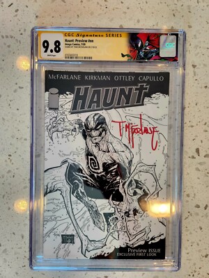 Haunt: Preview #nn CGC SS 9.8 Signed Todd McFarlane, 1st appearance Spawn Uni