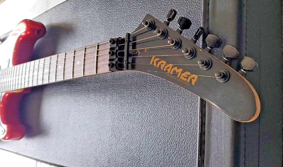 Kramer Pacer Red Electric Guitar All Original Early 80s Vintage