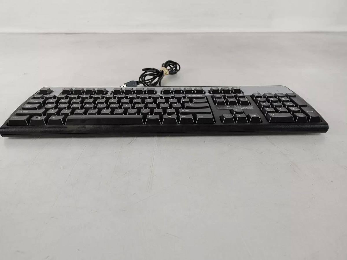 HP KU-0316 434821-001 Black/Silver Standard USB-Wired Keyboard | eBay