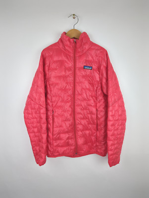 PATAGONIA Women's US Sz XS Micro Puff Jacket Berry Pink Red PATAGONIA Women's US Sz XS Micro Puff Jacket Berry Pink Red