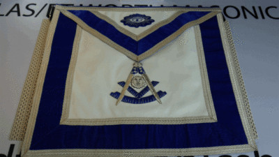 Past Master Lambskin and Velvet Dress Hand Crafted Embroidery With Silver Trim 