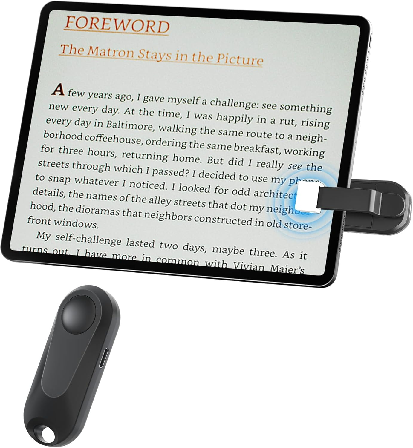 Tiny Silicone Cap Accessory for Fire HD 10 Tablet Page Turner Compatible with  R