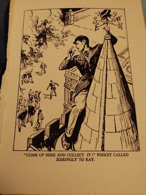 Kvc66 Ephemera 50er Jahre Buchbild Klettern hier hoch genannt Foggit 