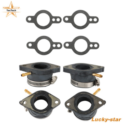 4x Carburetor Intake Manifold Boot For 1981-1983 Yamaha XJ550 Maxim Seca JC02016