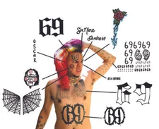 Tekashi 6Ix9Ine Temporary Tattoos | Realist 