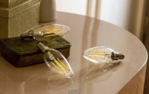 Ecosmart-60-Watt Dimmable Clear Glass Filament Edison Bright LED Light 3 Pack - Image 2 of 2