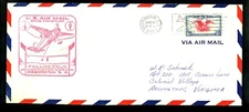 US Postal History Airmail Special Event Mail Pick Up Flight Bolling 1940 DC