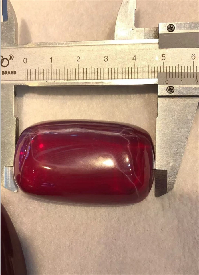 Top Quality Cushion Cut Pigeon Blood Red Star Ruby Lab-Created AAAA+ Loose Gems - Image 2 of 4