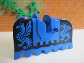 Lego 2490px2 B goods saddlecloth with horse knights castle horse blanket 6060...