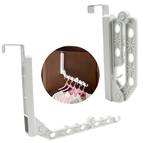 Appendiabiti Porta Ripiegabile - Attaccapanni Salvaspazio Moderno Bianco