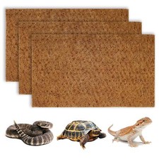Reptile Carpet Natural Coconut Fiber Tortoise Lizard Mat3 Pack Pet Terrarium ...