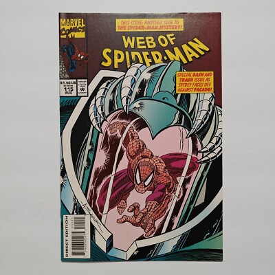 Web Of Spider-Man #115 (1994) Facade App - Gemini Mailer, We Combine VF/NM  ~A2