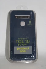 Protect Onn Slim Rugged 8' drop Protection for Alcatel TCL 10 5G UW Blue Color
