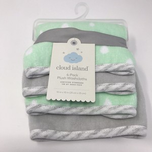 cloud island baby washcloths