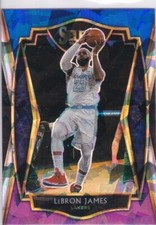 LEBRON JAMES Lakers RARE CRACKED ICE PRIZMS $$ VARIATION Basketball Card MINT!