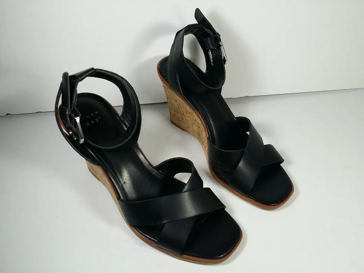 A new day store black wedges