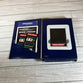 Intellivision Video Games Lot With Boxes, Manuals. Overlays Space Battle Armada