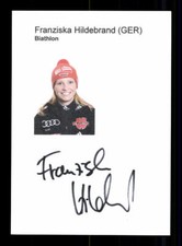 Franziska Hildebrand Original Signiert Biathlon +A 175873