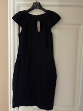 J.CREW Boucle Cap Sleeve Dress Navy 2