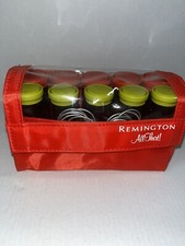 Remington All That Hot Hair Curlers Rollers Travel Red Pouch Clips Tested