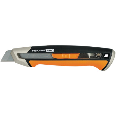 Fiskars CarbonMax Abbrechklingenmesser, 18 mm Cuttermesser