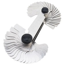 Screw Thread Pitch Cutting Gauge Centre Gage Meter Whitworth 55° & 60° Metric