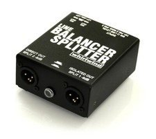 Whirlwind LBS XLR Audio Line Balancer Splitter Interface Noise Reduction Box