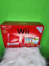 Nintendo Wii Super Mario Bros 25th Anniv Limited Ed Red Console- Complete In Box