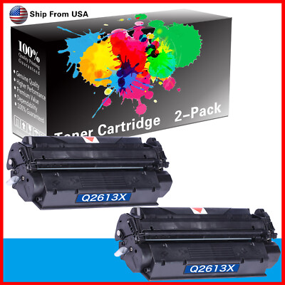 2PK Q2613X 13X Toner Cartridge 2613X for Laser Jet 1300N 1300XI 1300T Printer