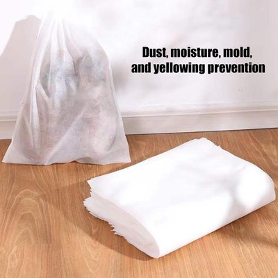 50PCS Travel Shoe Bags Drawstring Pouch Storage Organizer Bag Shoes Dust Proof