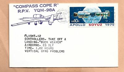 COMPASS COPE (R) R.P.V YQM 98A FLIGHT # 12 AUG 14,1975 CAPE SPACE COVER ...