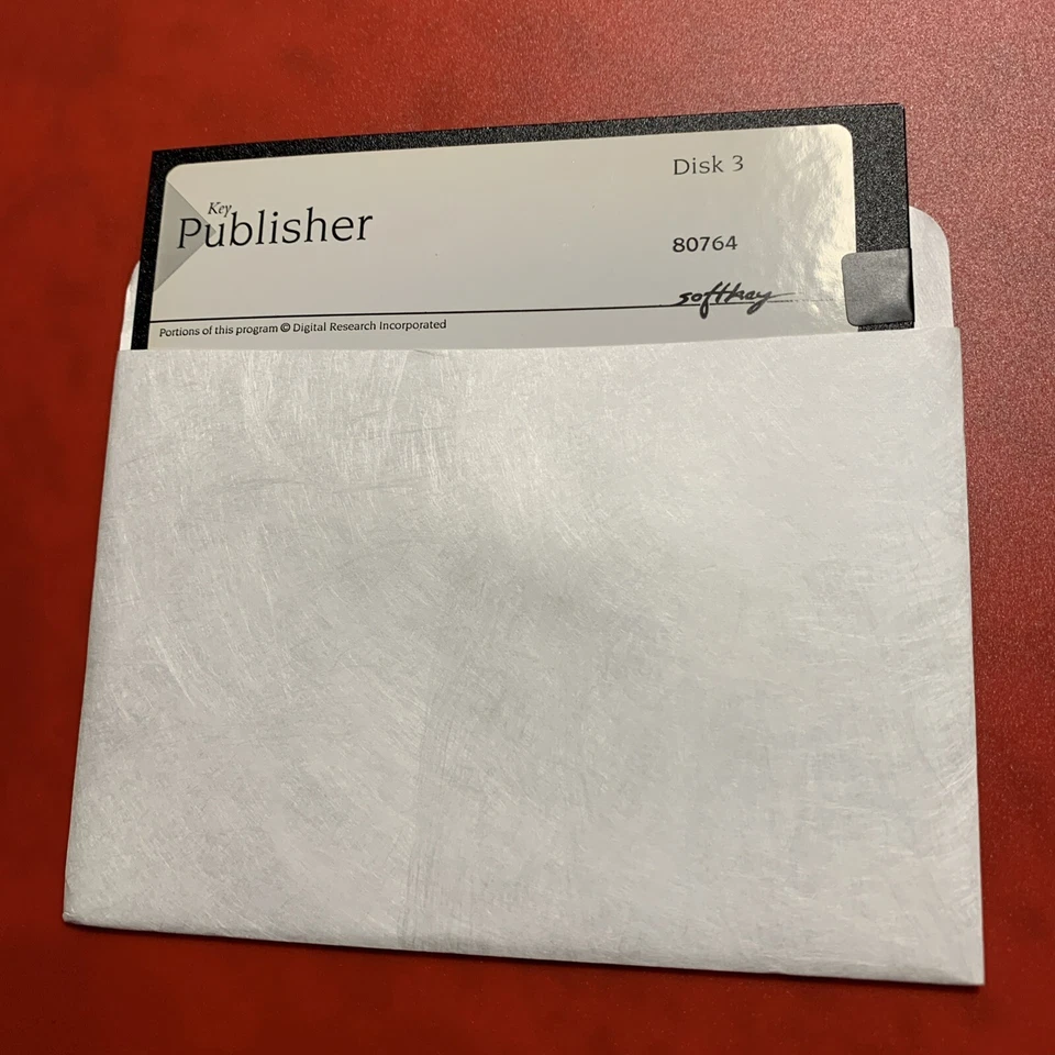 Vintage Key Publisher Softkey Set of Floppy Disk Desktop Publishing 45104-44053 - Image 4 of 4