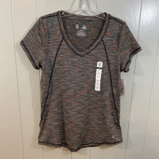 Xersion Everair Essential Performance Tee Black Short Sleeve T-Shirt Top XS NEW