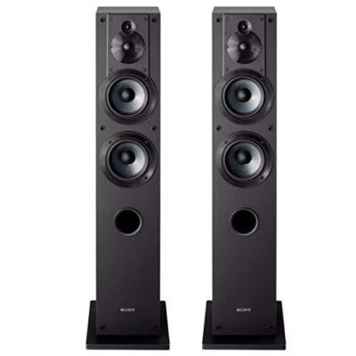Sony SS-CS3 3-Way 4-Driver Floor-Standing Speaker - Pair (Black