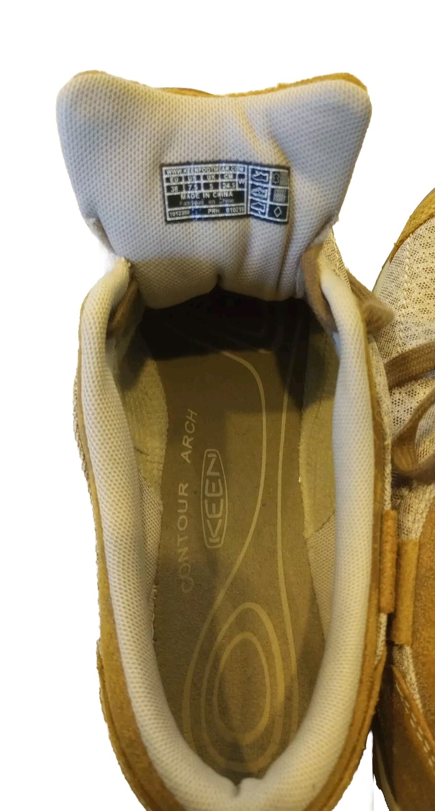 KEEN Scarpe Donna Mercer Lace II CNX Latte Trekker Escursionismo 1012360 Taglia 7 5 Beige